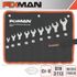 FIXMAN 9pcs Combination Spanner Set 8-10-11-12-13-14-15-17-19